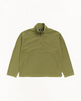 HALF ZIP THERMAL MOCK NECK