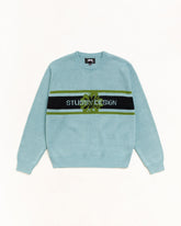 STRIPED HIBISCUS SWEATER