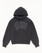 BLOCK SPORT HOODIE GARMENT DYED