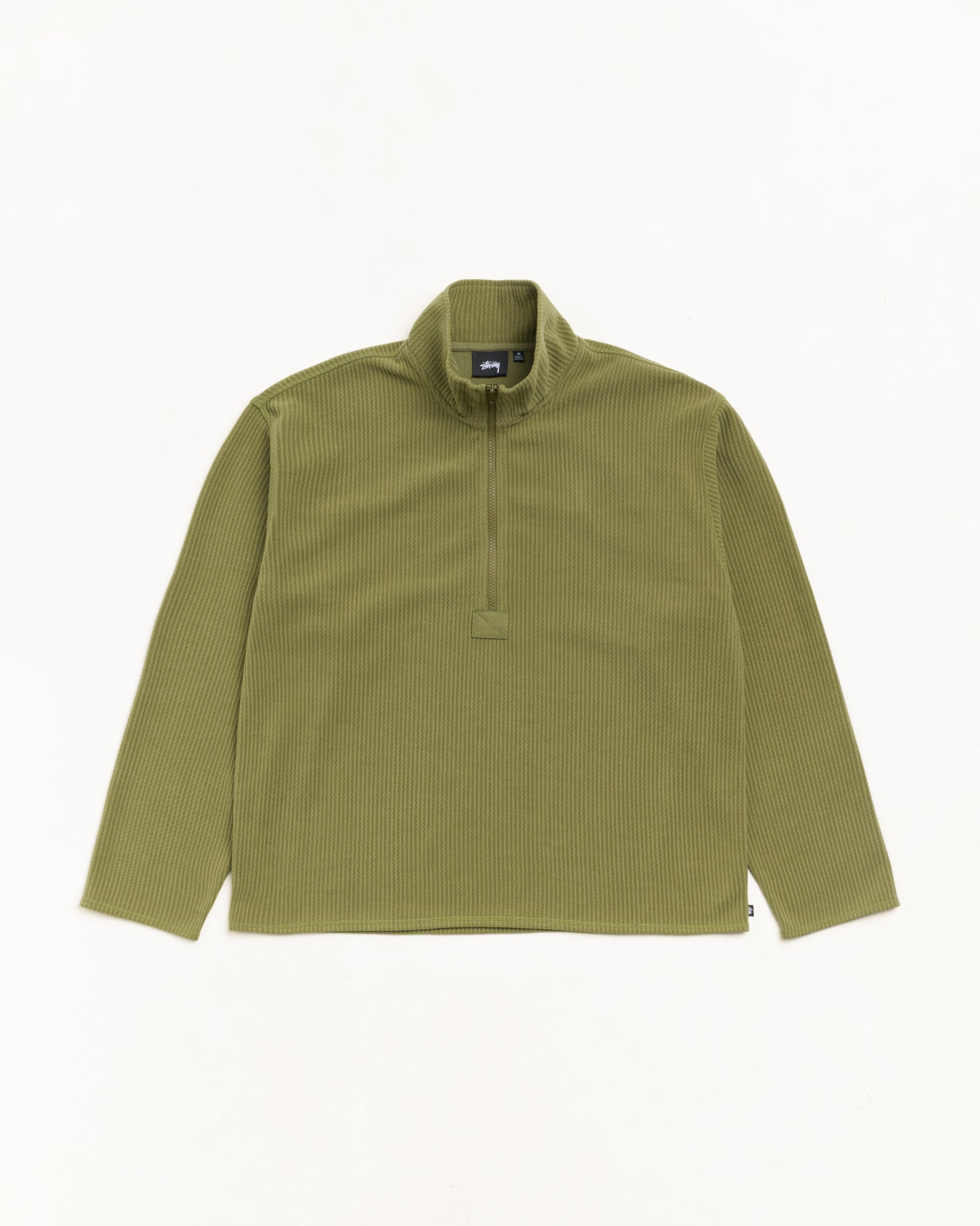HALF ZIP THERMAL MOCK NECK