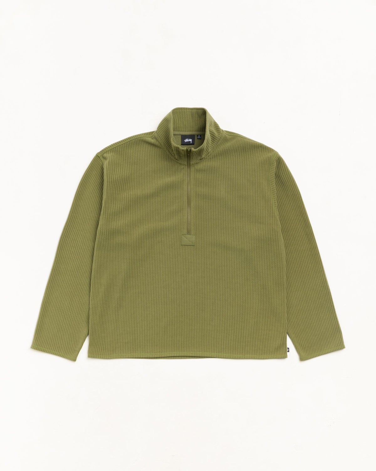 HALF ZIP THERMAL MOCK NECK