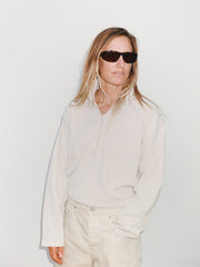 HALF ZIP THERMAL MOCK NECK