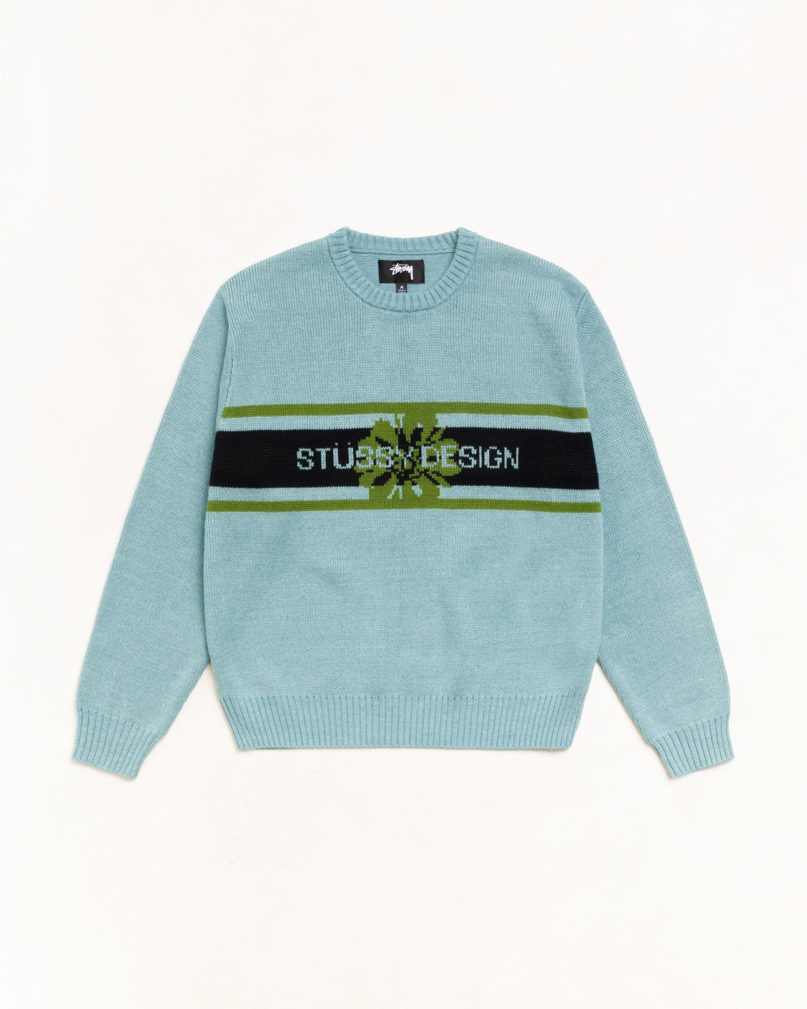 STRIPED HIBISCUS SWEATER