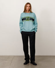 STRIPED HIBISCUS SWEATER