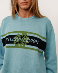 STRIPED HIBISCUS SWEATER