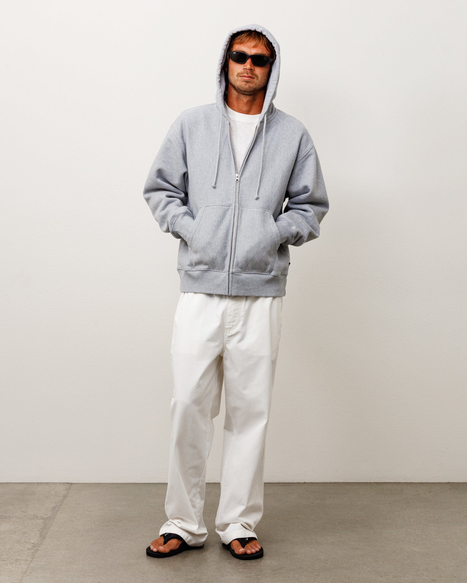 FLEECE ZIP HOODIE