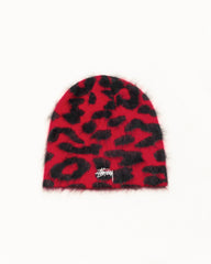 CASHMERE LEOPARD SKULLCAP