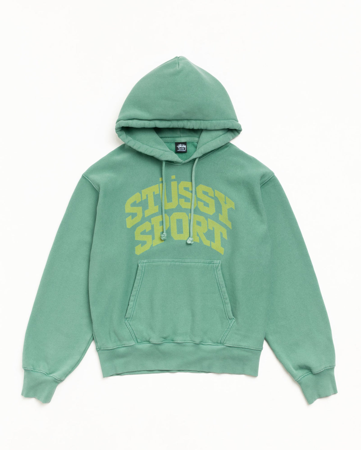 BLOCK SPORT HOODIE GARMENT DYED