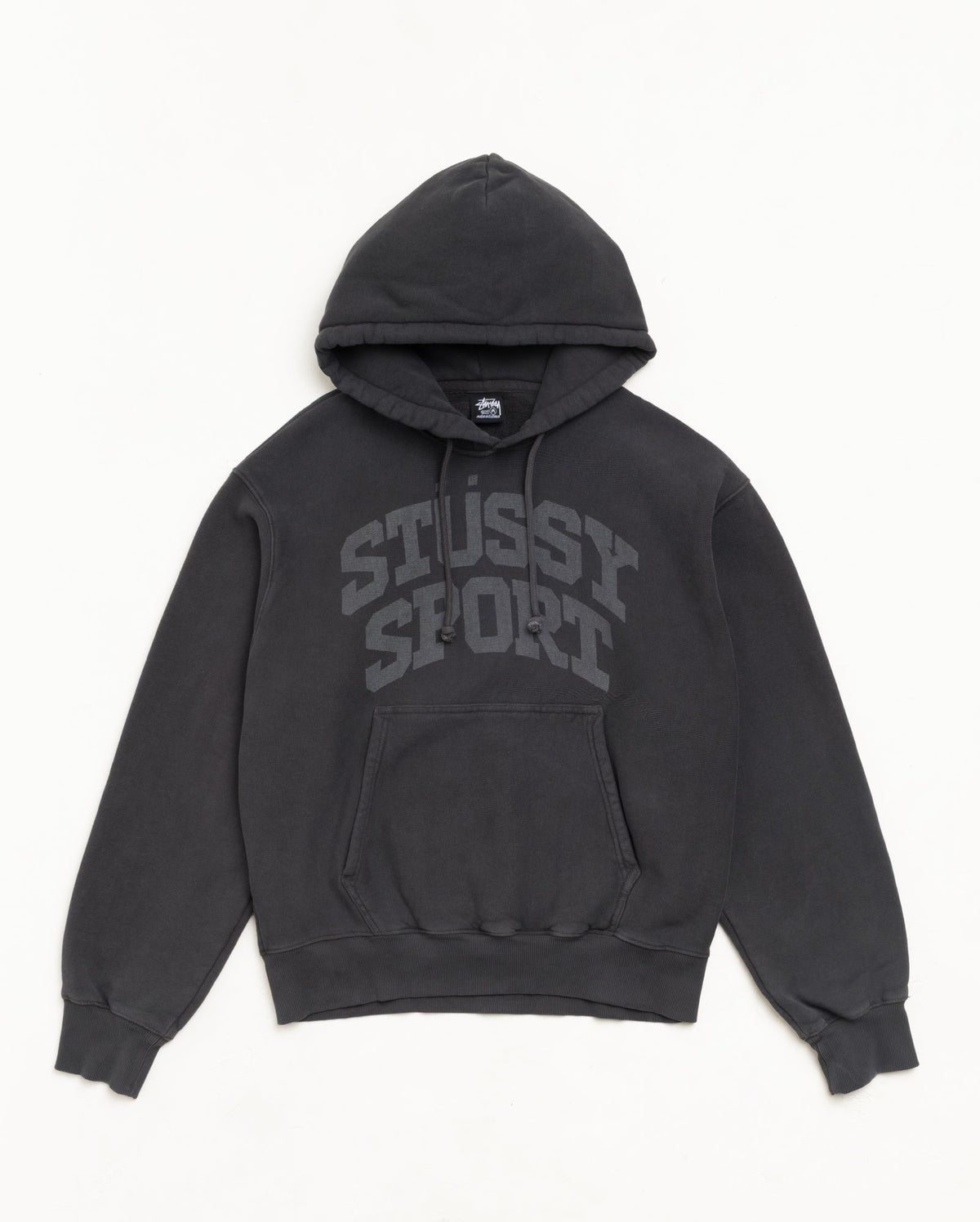 BLOCK SPORT HOODIE GARMENT DYED