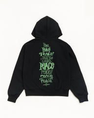 PEACE INCREASED ZIP HOODIE