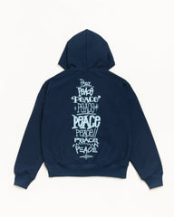 PEACE INCREASED ZIP HOODIE